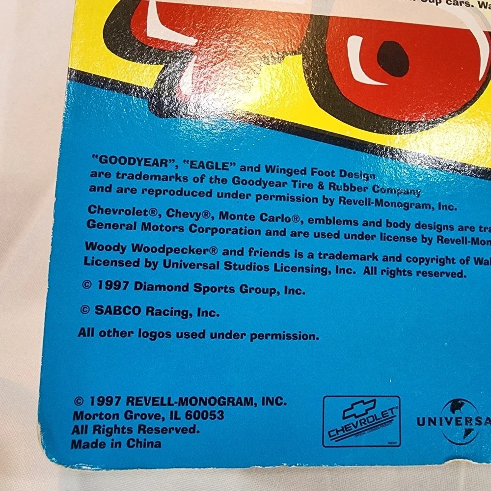 1997 REVELL 1:64 NASCAR WOODY WOODPECKER WALLY DALLENBACH DRIVER RARE HTF NOS